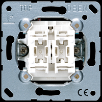 Mecanismo interruptor doble interruptor 10 AX/250V JUNG 505U
